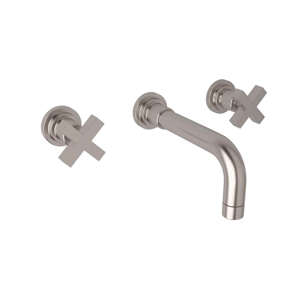Rohl - Lombardia Wall Mount Lavatory Faucet Trim - Tuscan Brass