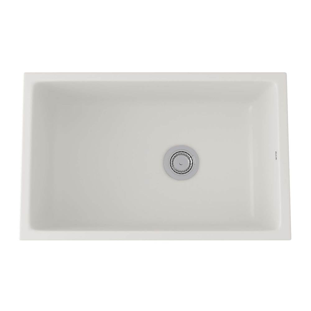 Rohl - AlliaE 32'' Fireclay Single Bowl Undermount Kitchen Sink - Pergame