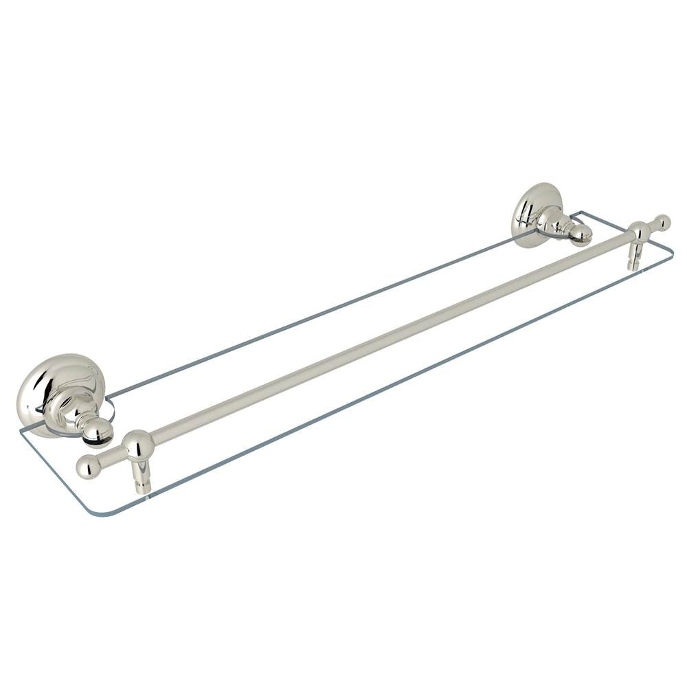 Rohl - Wall Mount Towel Shelf - Polished Nickel