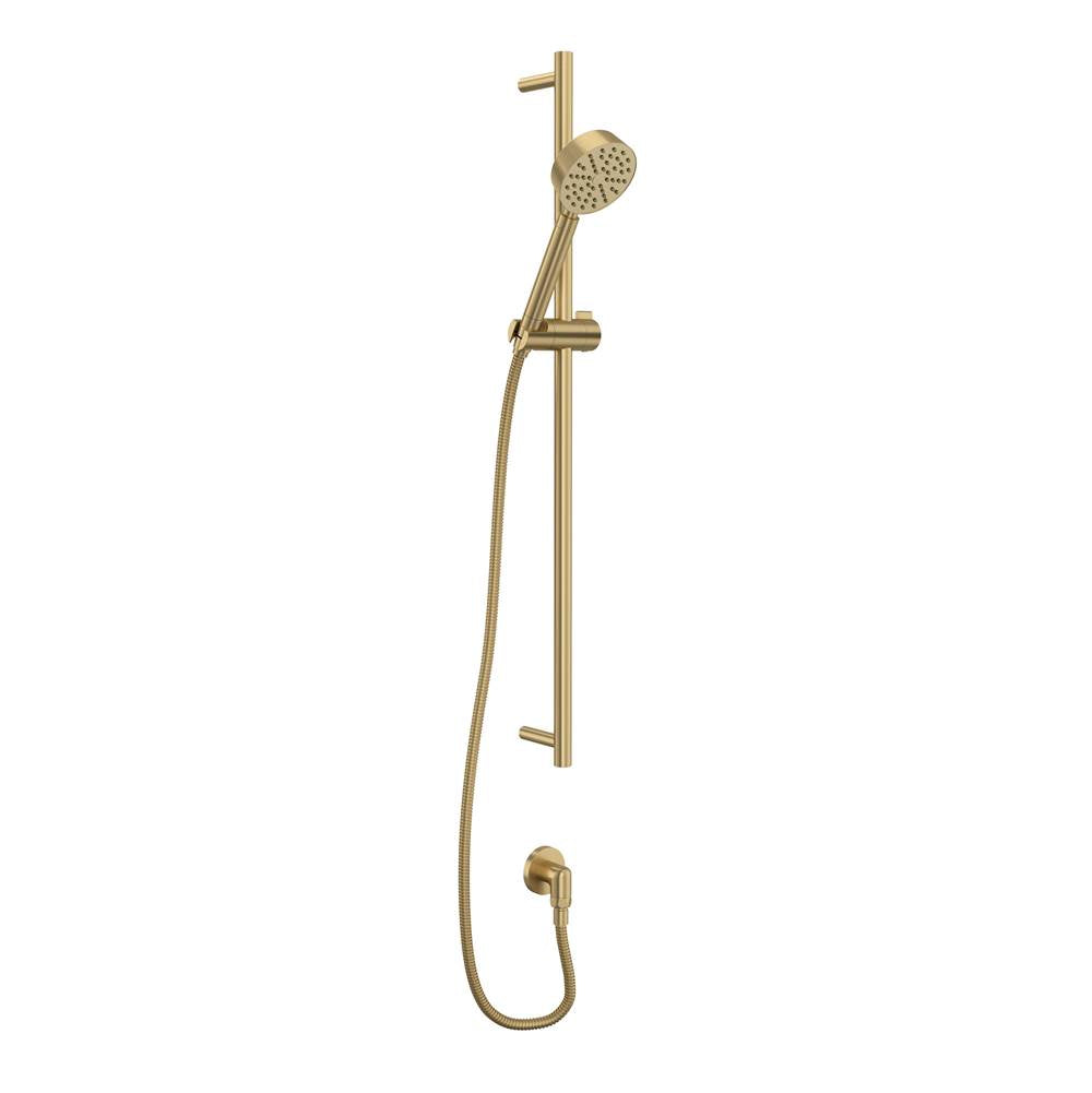 Rohl - Handshower Set With 31'' Slide Bar and Single Function Handshower - Antique Gold