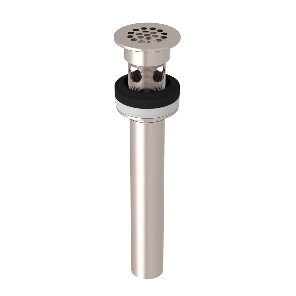 Rohl - Lavatory Grid Drain With Overflow - Satin Nickel