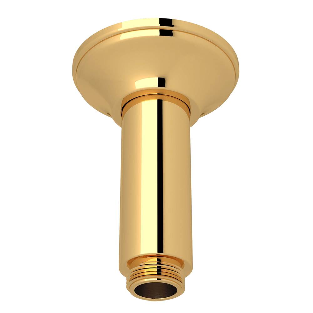 Rohl - 4'' Ceiling Mount Shower Arm - Italian Brass