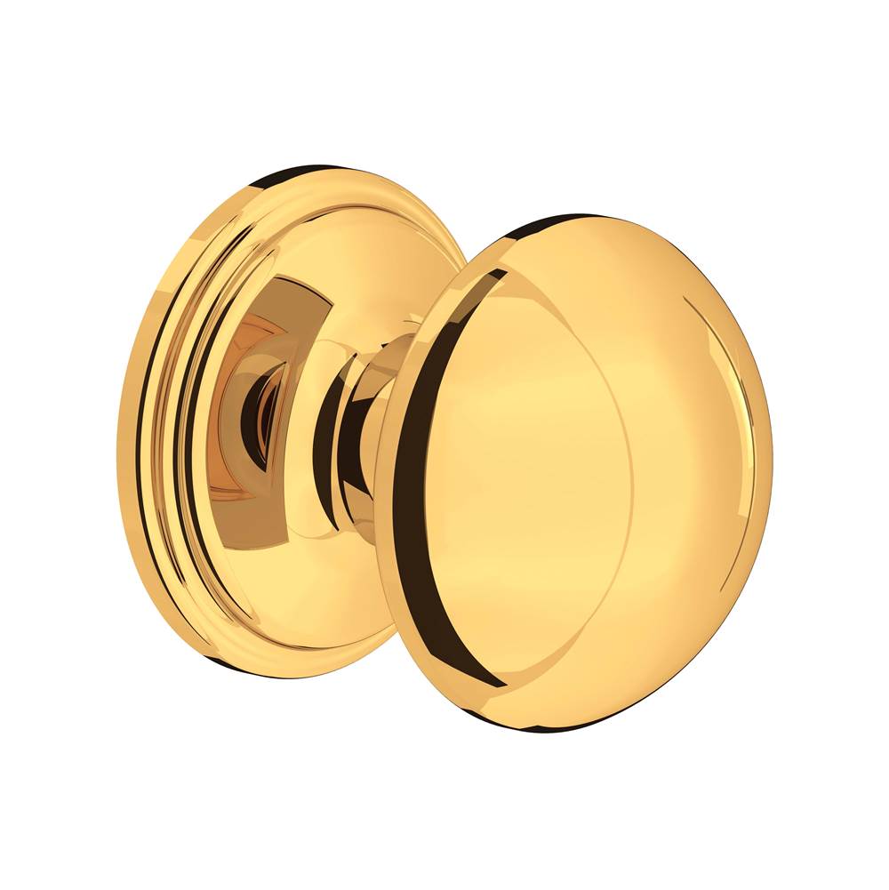 Rohl - Large Button Drawer Pull Knobs - Set of 5 - English Gold