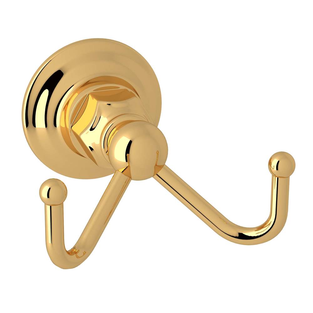 Rohl - Double Robe Hook - Italian Brass