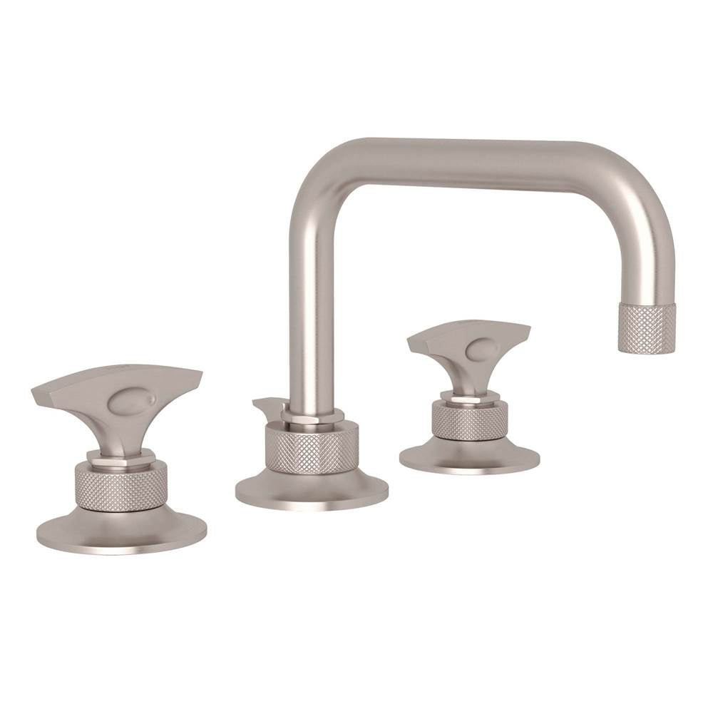 Rohl - Graceline Widespread Lavatory Faucet With U-Spout - Satin Nickel
