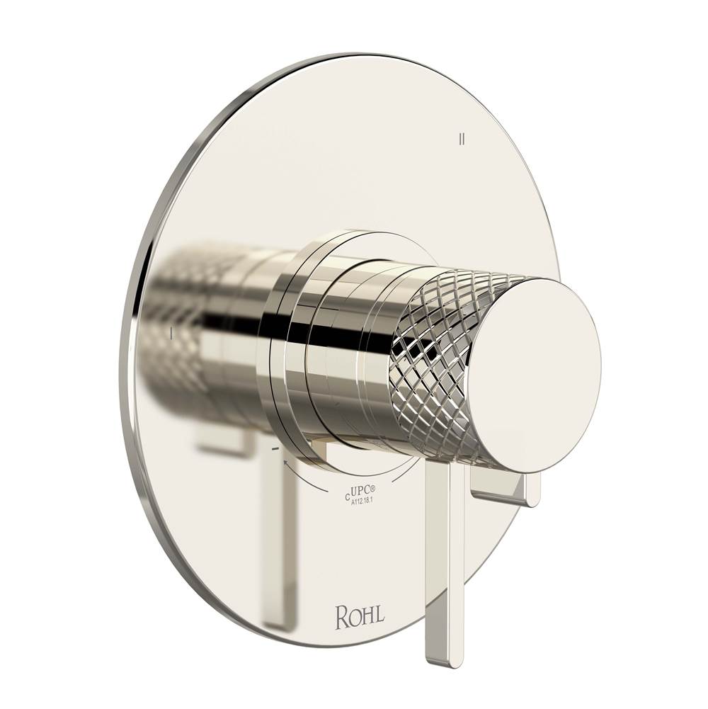 Rohl - TenerifeE 1/2'' Therm & Pressure Balance Trim With 3 Functions - Polished Nickel
