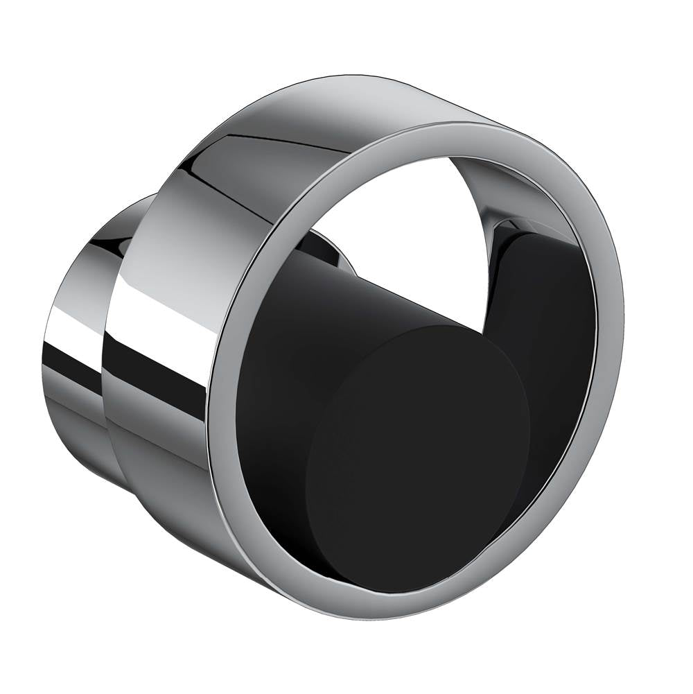 Rohl - EclissiE Trim For Volume Control And Diverter - Polished Chrome With Matte Black