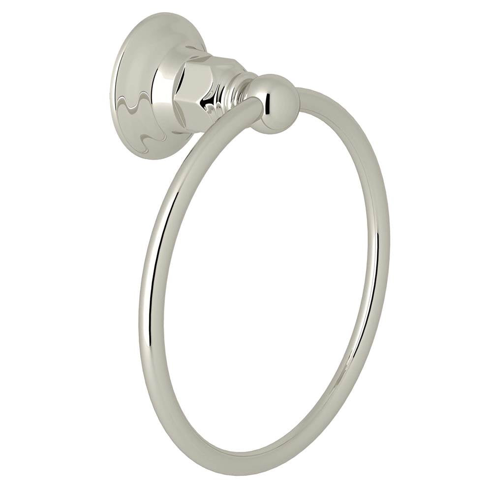 Rohl - Towel Ring - Polished Nickel