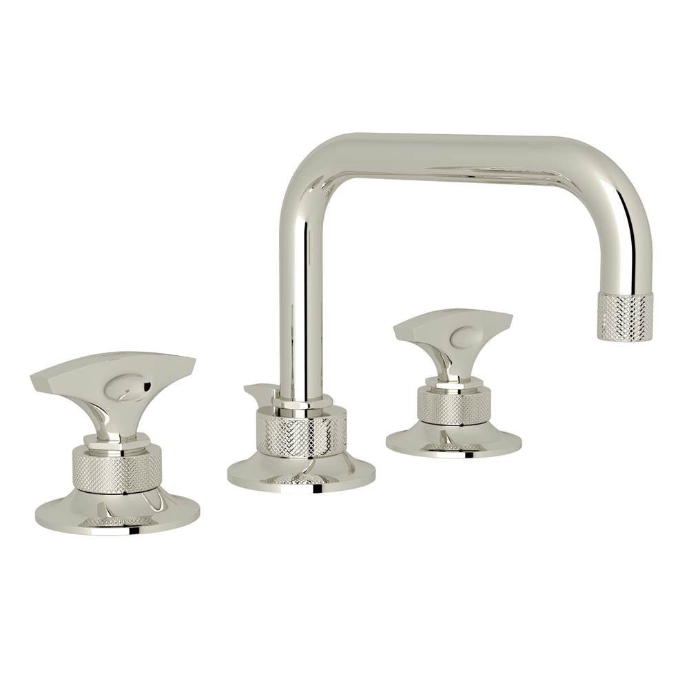 Rohl - Graceline Widespread Lavatory Faucet With U-Spout - Polished Nickel