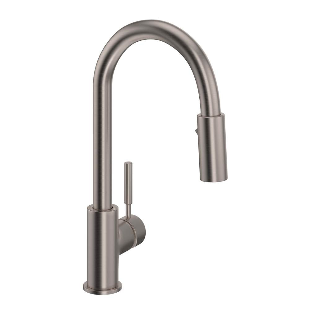 Rohl - LuxE Pull-Down Bar/Food Prep Kitchen Faucet - Satin Nickel