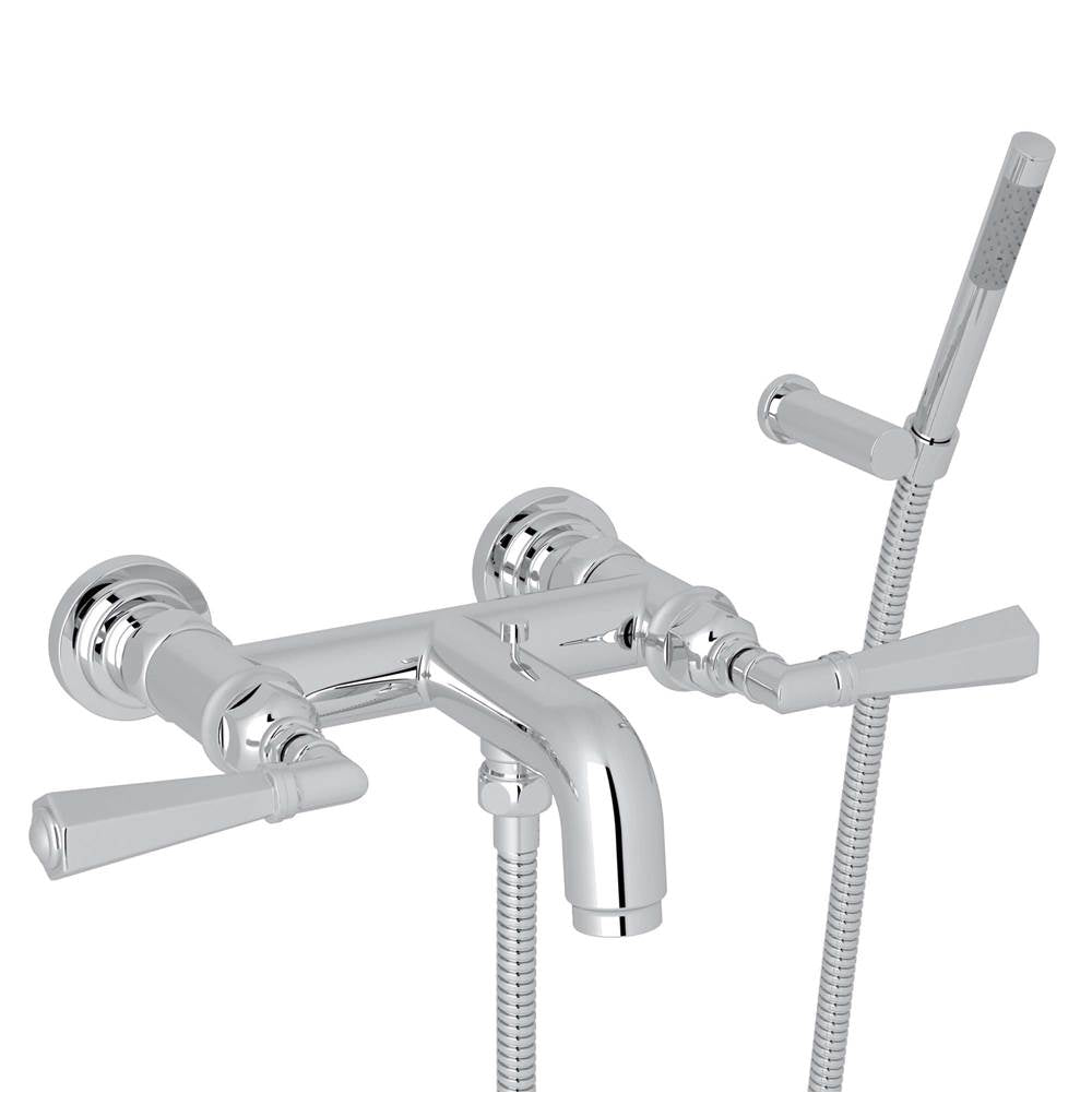 Rohl - San GiovanniE Exposed Wall Mount Tub Filler - Polished Chrome