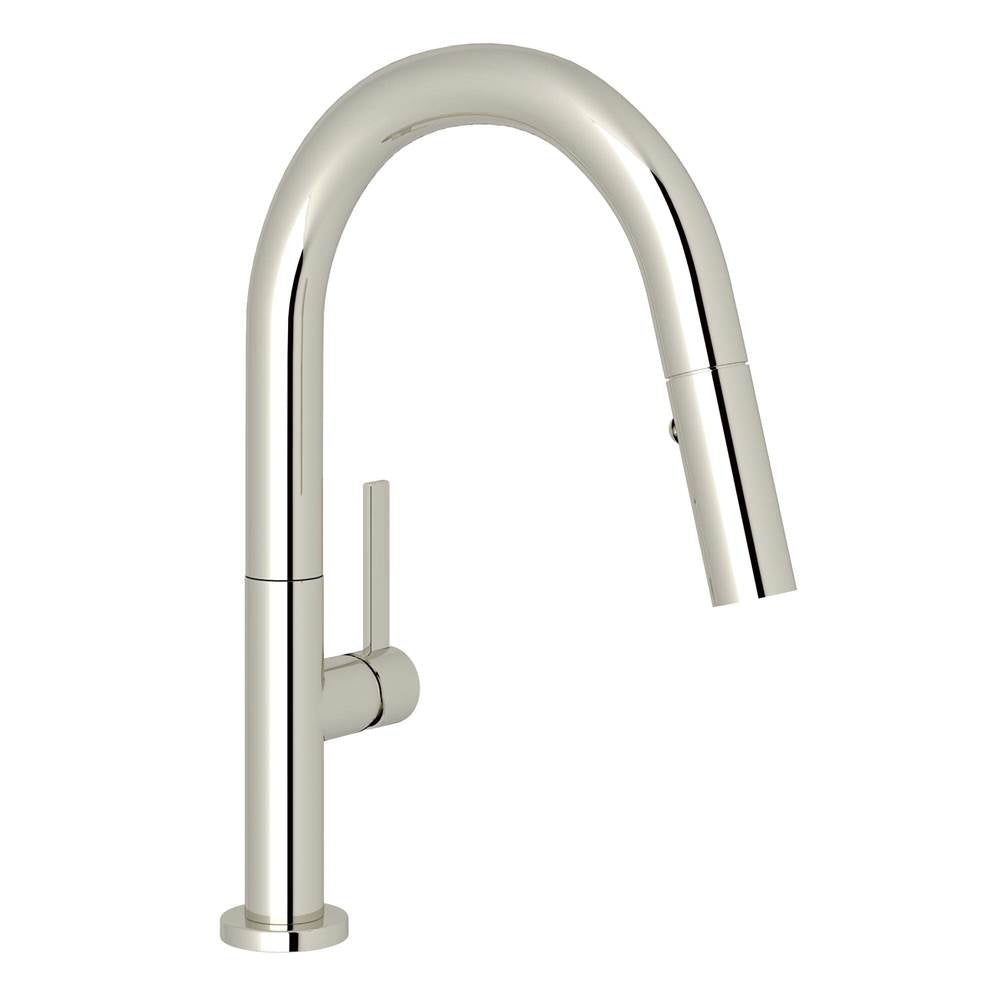 Rohl - LuxE Pull-Down Bar/Food Prep Kitchen Faucet - Polished Nickel