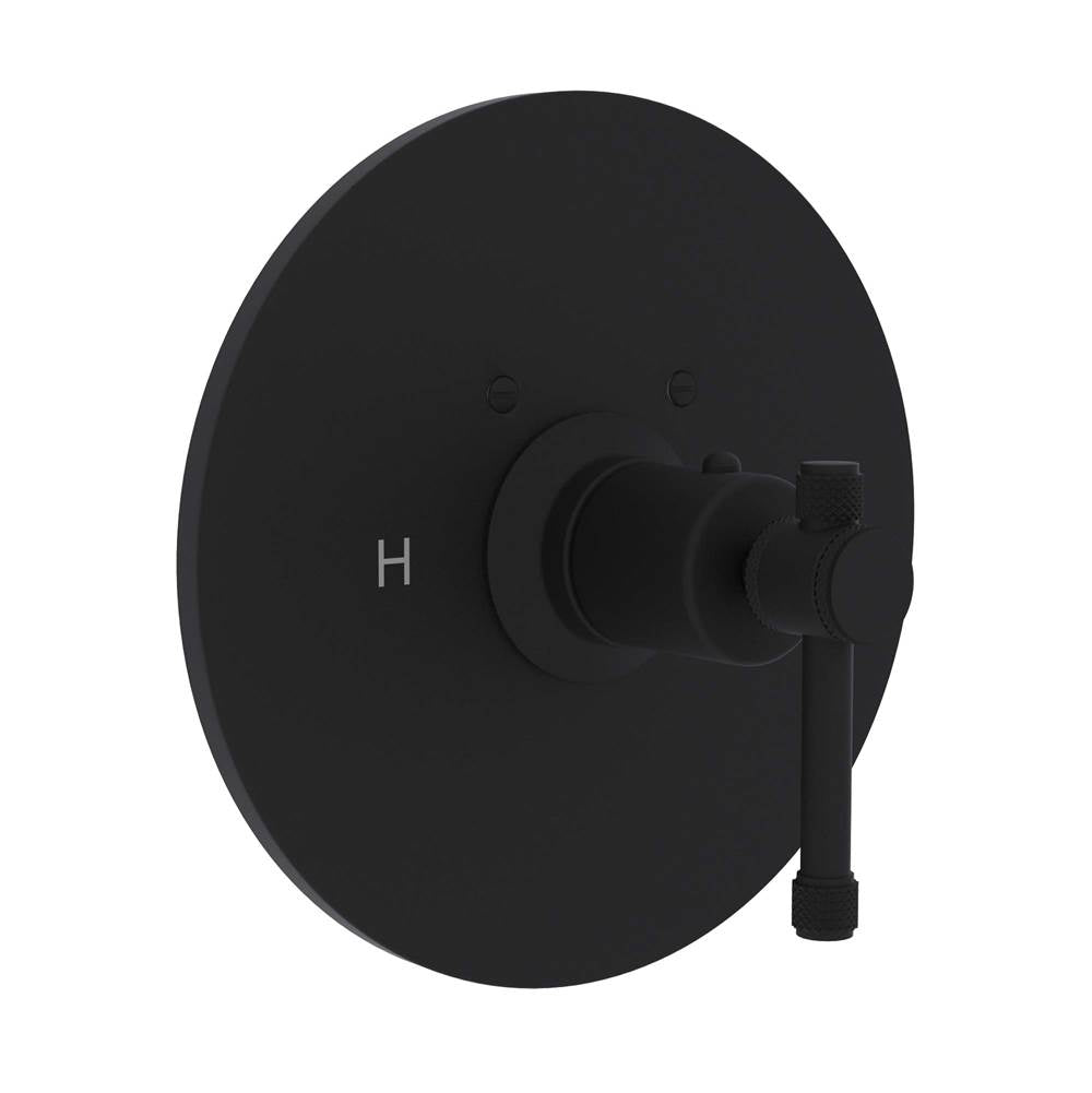 Rohl - CampoE 3/4'' Thermostatic Trim Without Volume Control - Matte Black