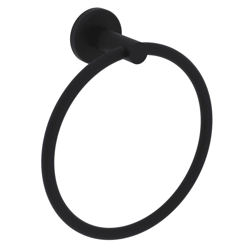 Rohl - Lombardia Towel Ring - Matte Black