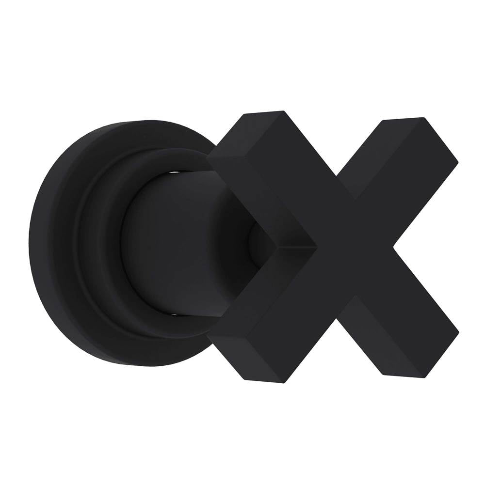 Rohl - Lombardia Trim For Volume Control And Diverter - Matte Black