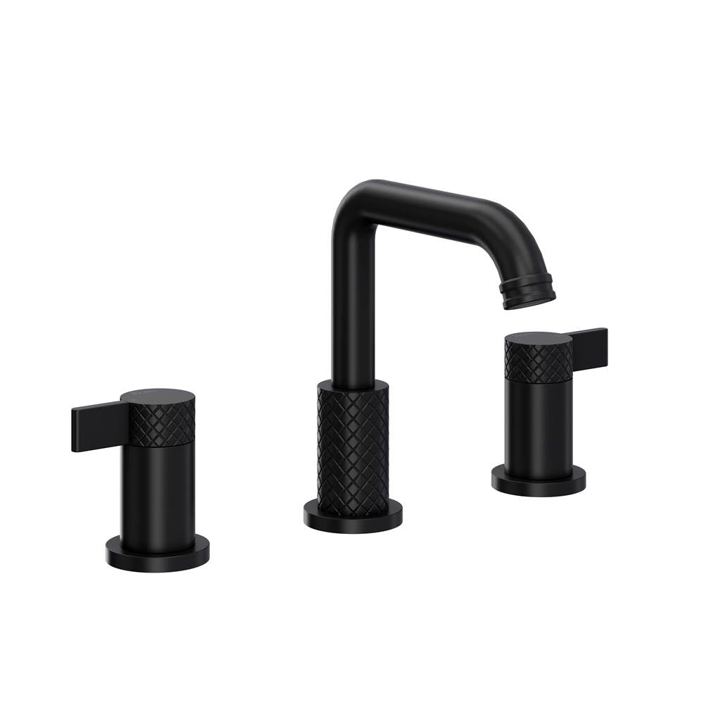 Rohl - TenerifeE Widespread Lavatory Faucet With U-Spout - Matte Black