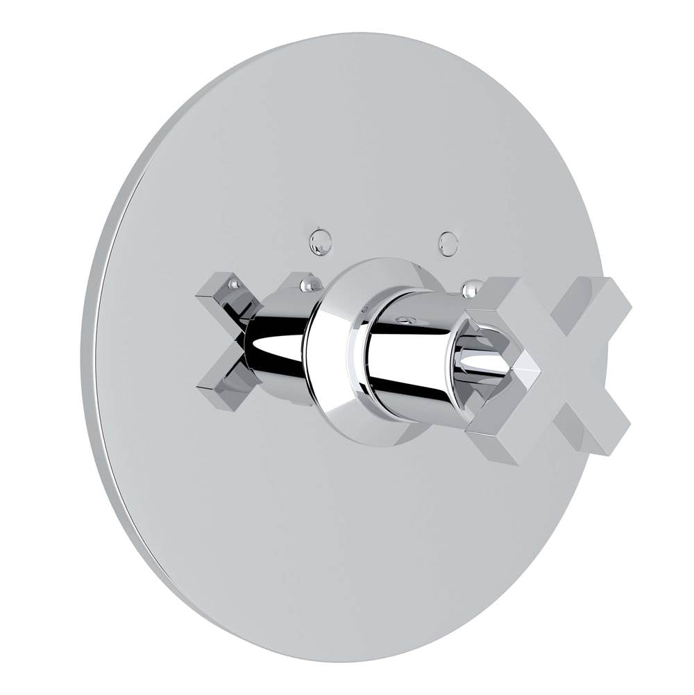 Rohl - Lombardia 3/4'' Thermostatic Trim Without Volume Control - Polished Chrome