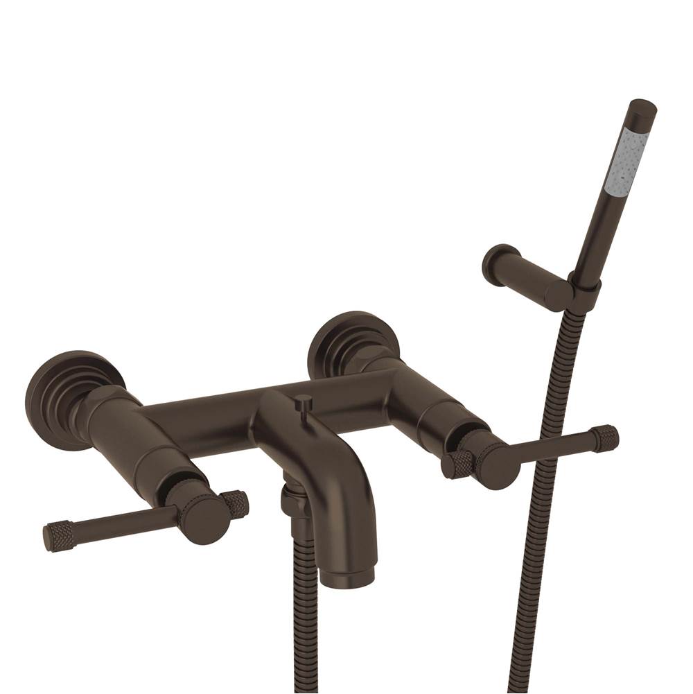 Rohl - CampoE Exposed Wall Mount Tub Filler - Tuscan Brass