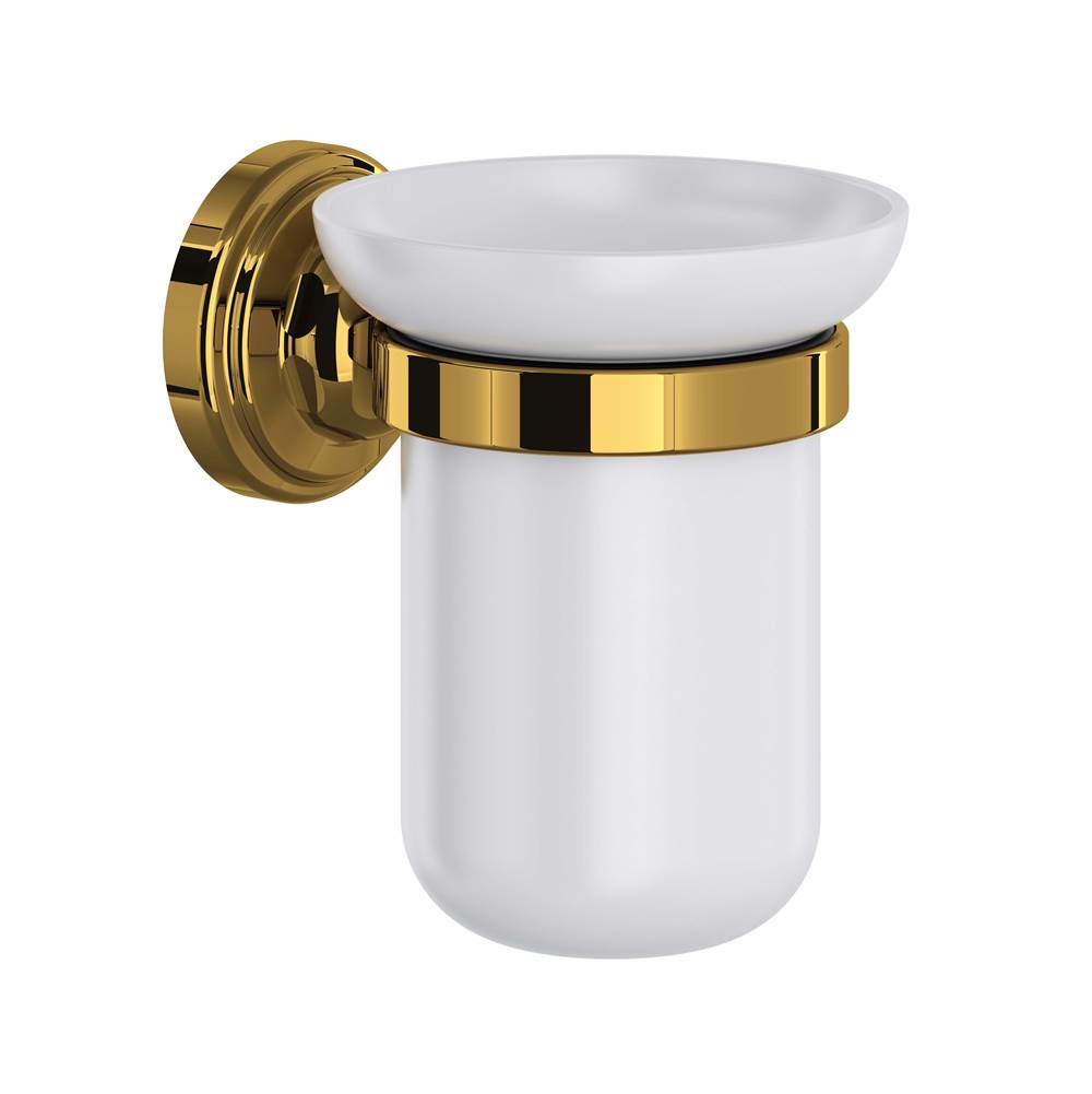 Rohl - Tumbler Holder - Unlacquered Brass