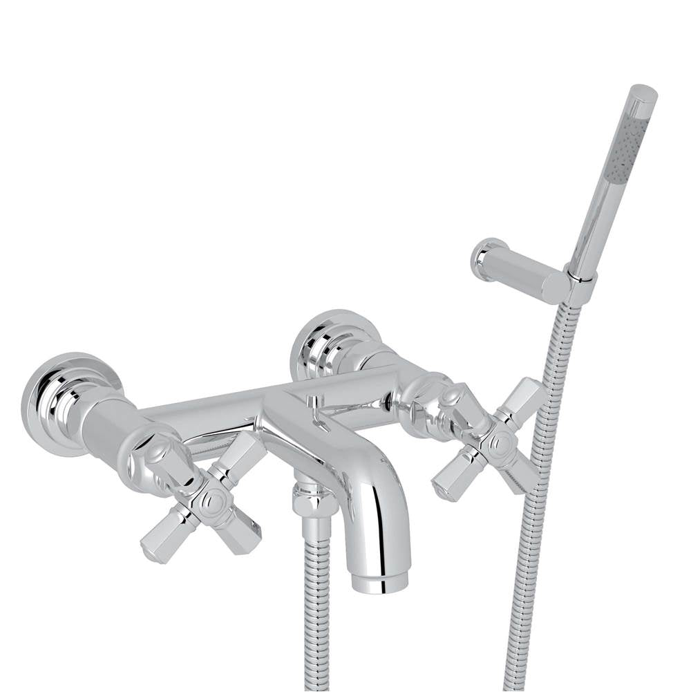 Rohl - San GiovanniE Exposed Wall Mount Tub Filler - Polished Chrome