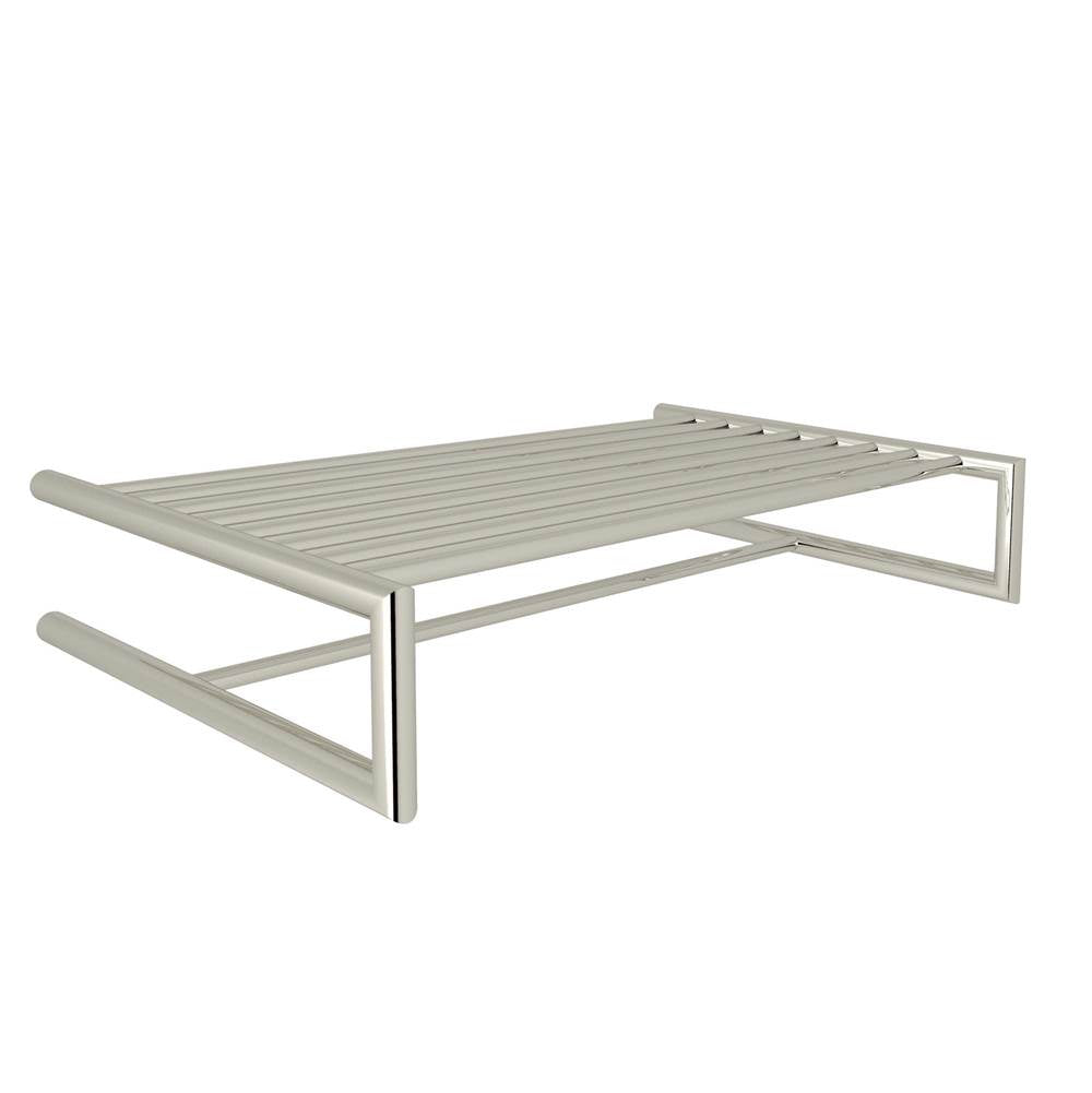 Rohl - Lombardia 24'' Wall Mount Towel Shelf - Polished Nickel