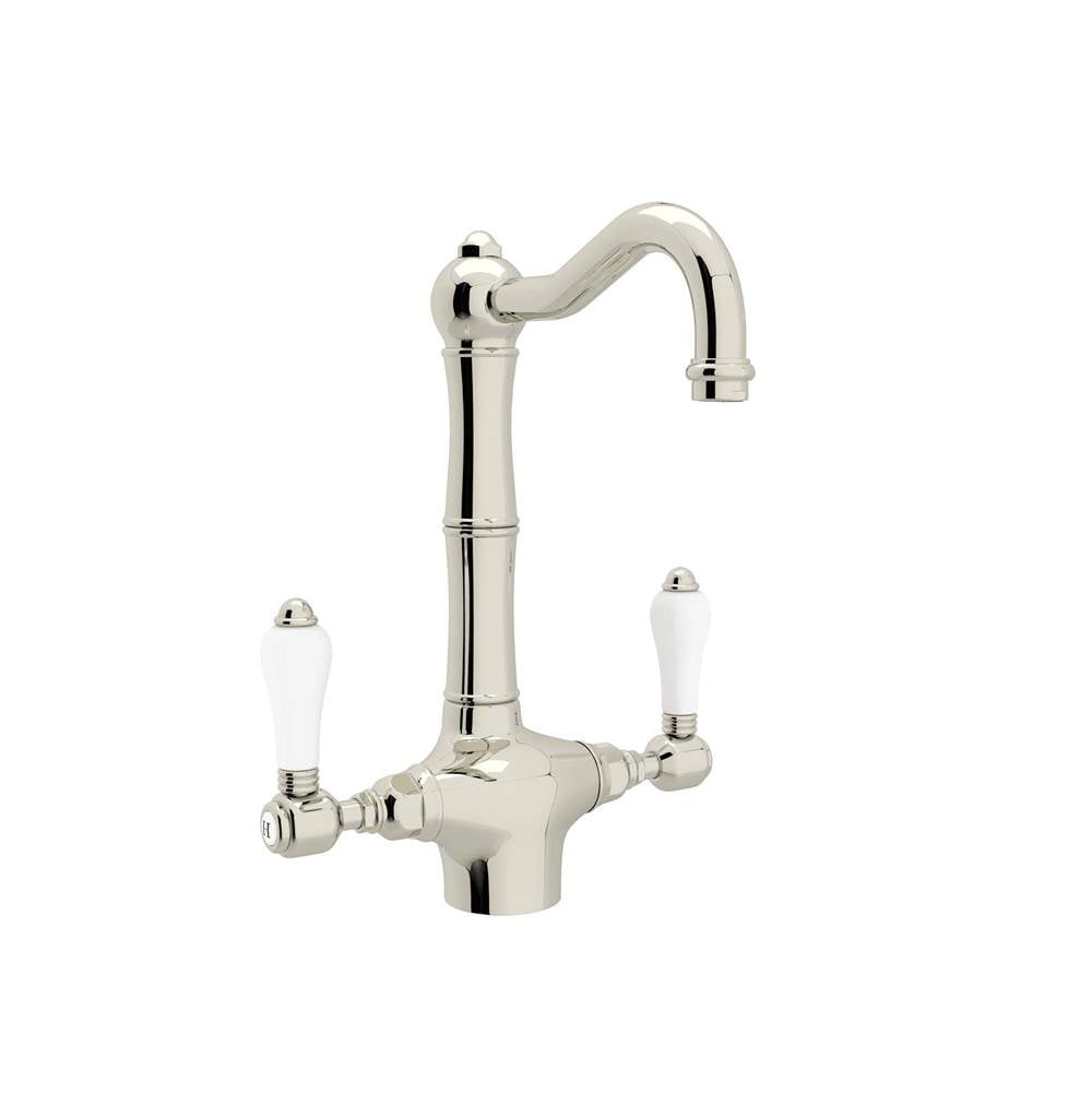 Rohl - Acqui Two Handle Bar/Food Prep Kitchen Faucet - Polished Nickel