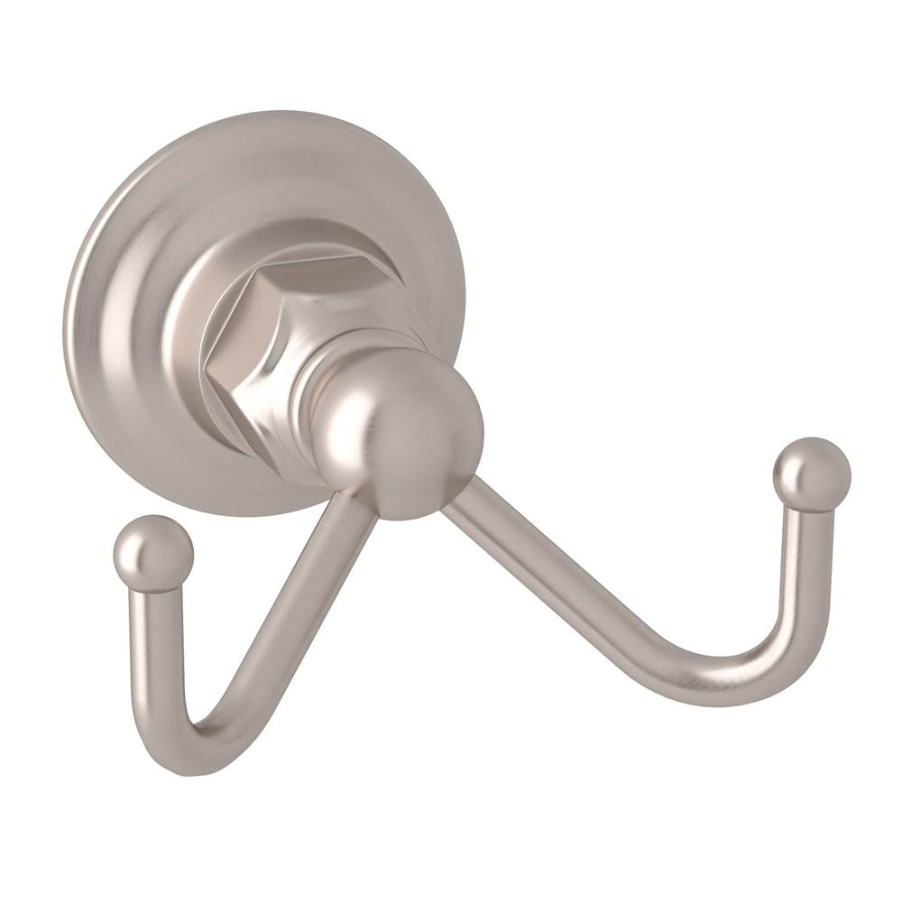 Rohl - Double Robe Hook - Satin Nickel