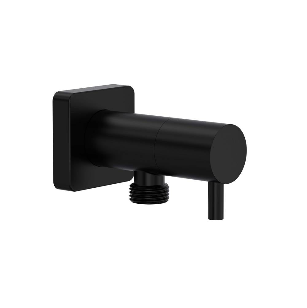 Rohl - Handshower Outlet With Integrated Volume Control - Matte Black