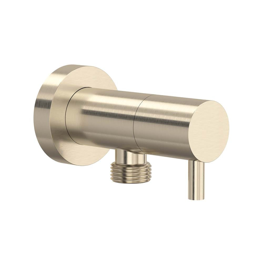 Rohl - Handshower Outlet With Integrated Volume Control - Satin Nickel