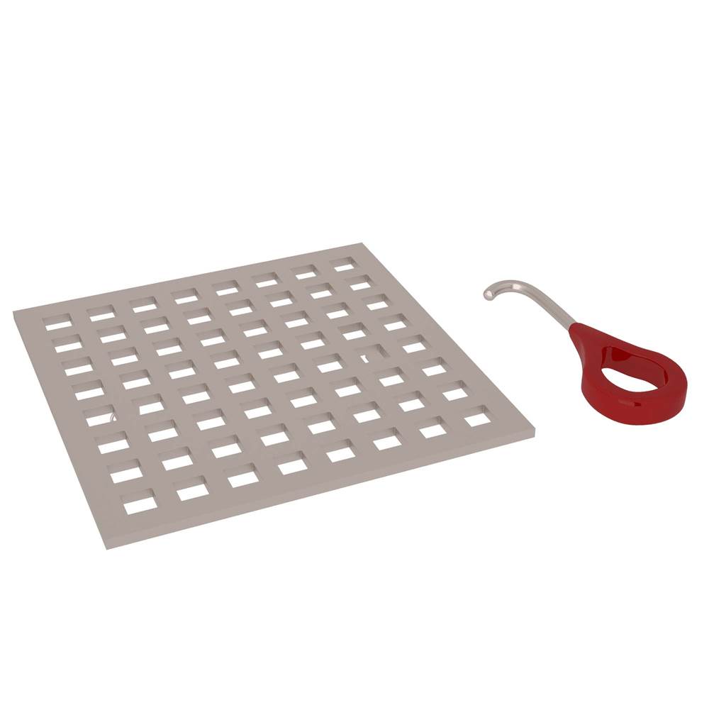 Rohl - Matrix Decorative Drain Cover - Satin Nickel