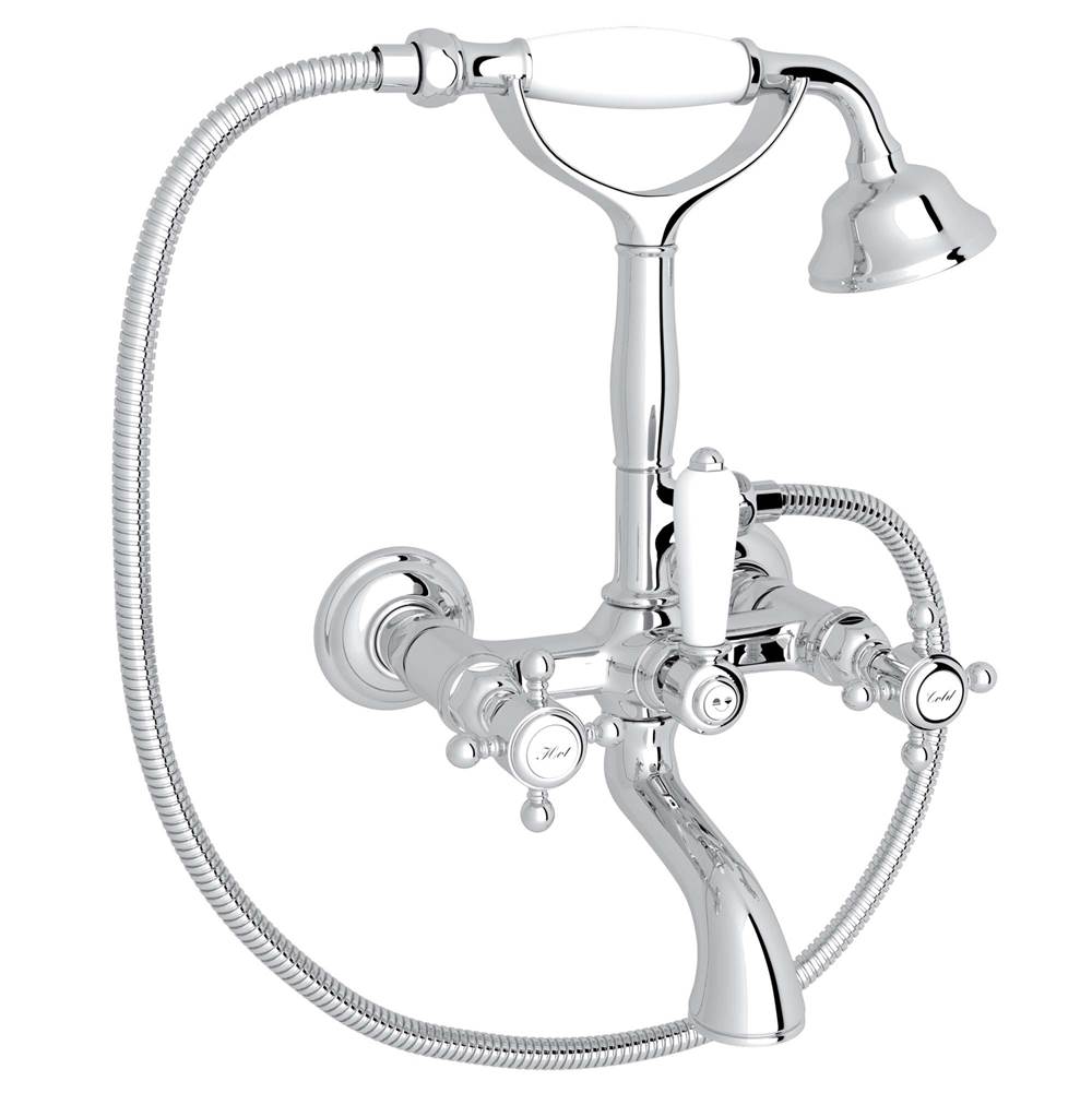 Rohl - Exposed Wall Mount Tub Filler - Polished Chrome