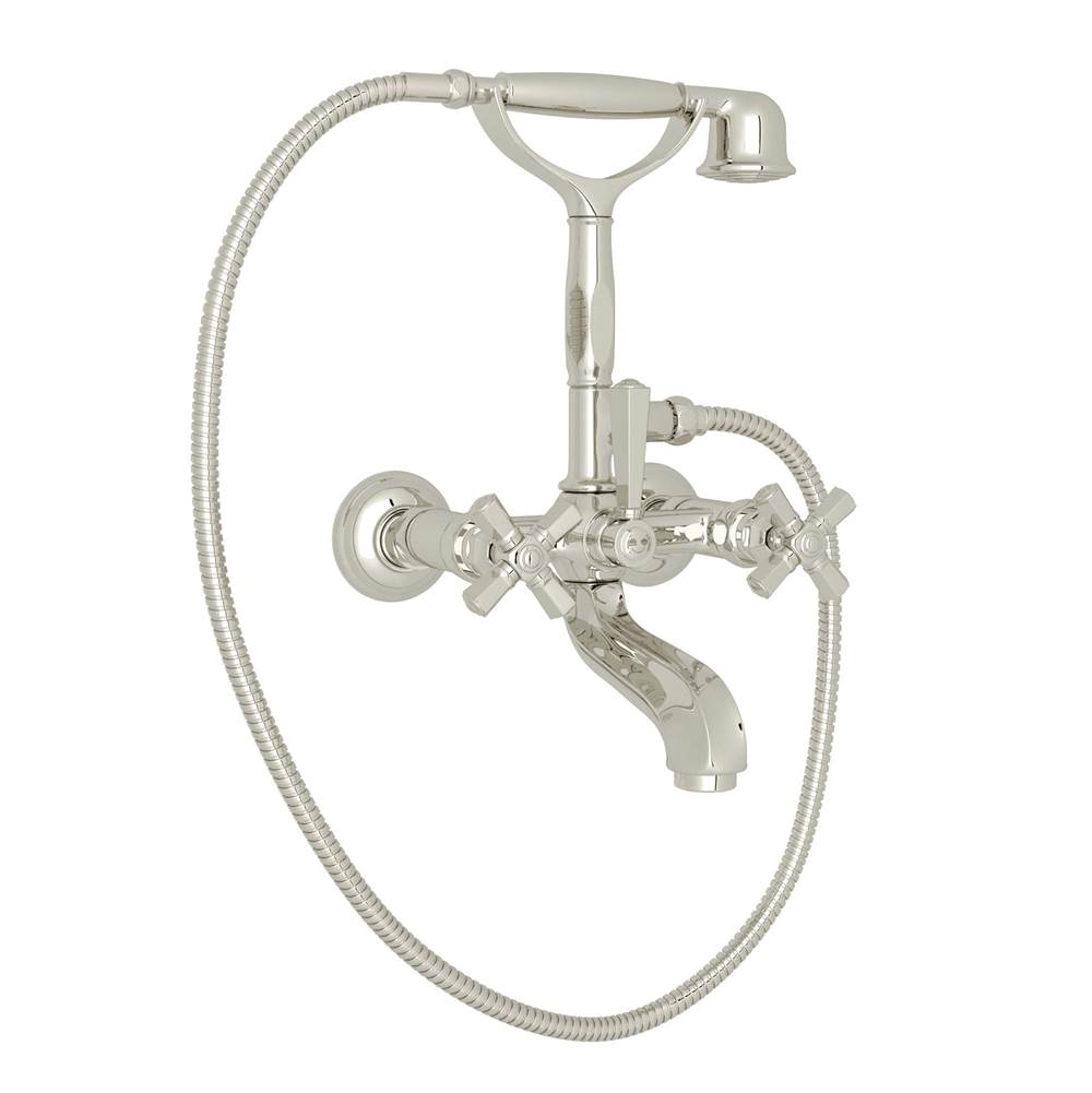 Rohl - Palladian Exposed Wall Mount Tub Filler - Polished Nickel
