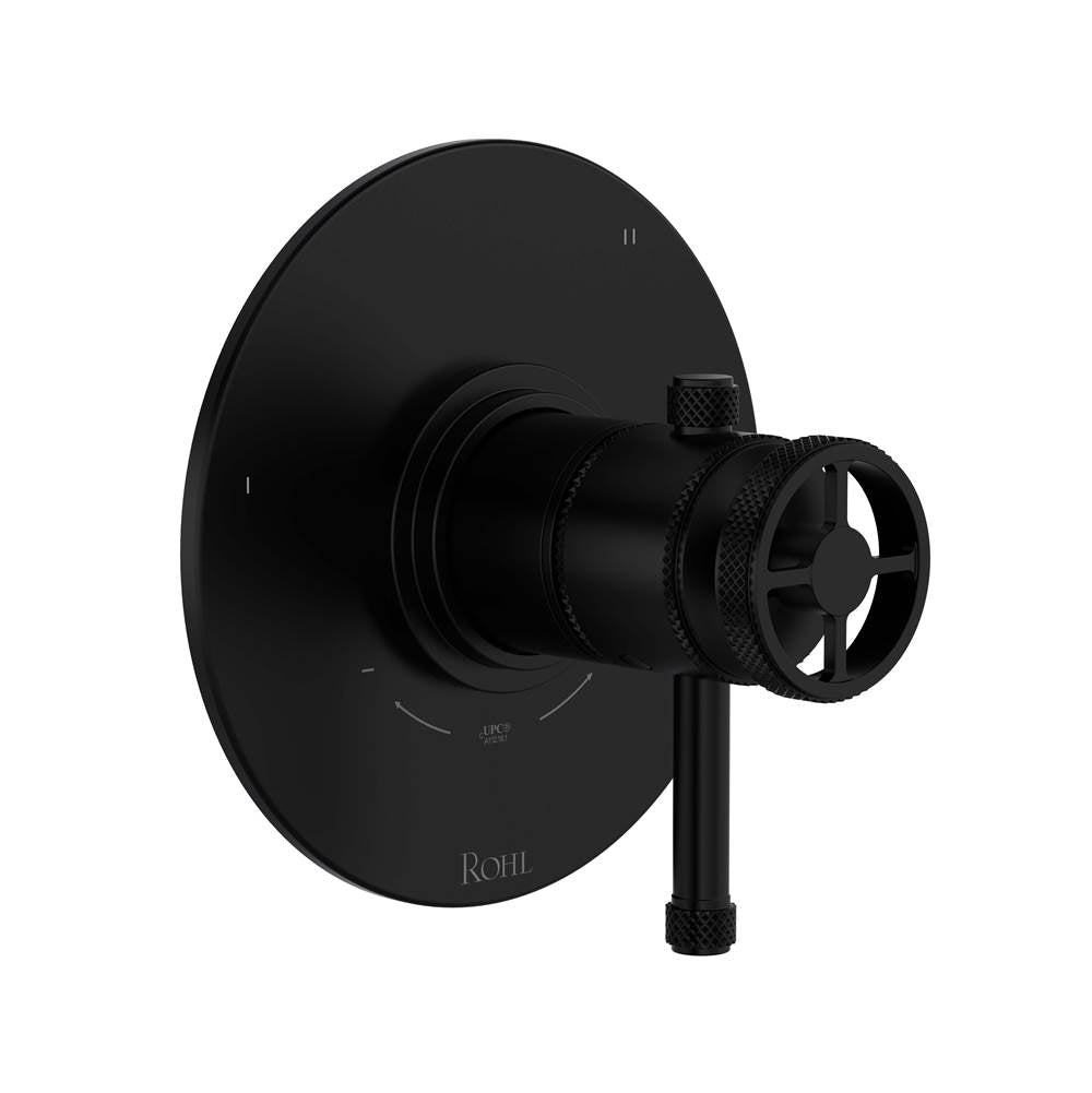 Rohl - CampoE 1/2'' Therm & Pressure Balance Trim With 5 Functions - Matte Black