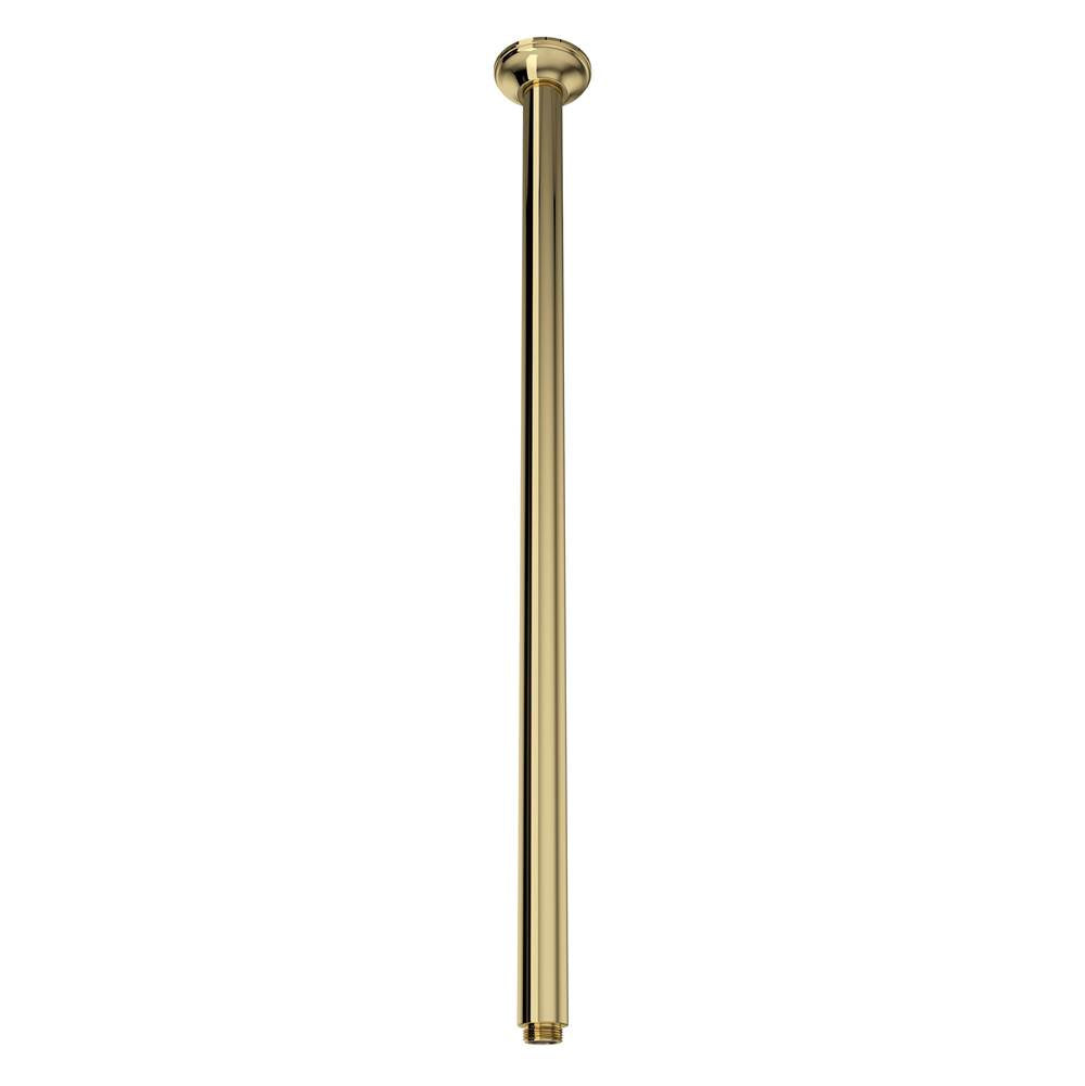 Rohl - 24'' Ceiling Mount Shower Arm - Unlacquered Brass