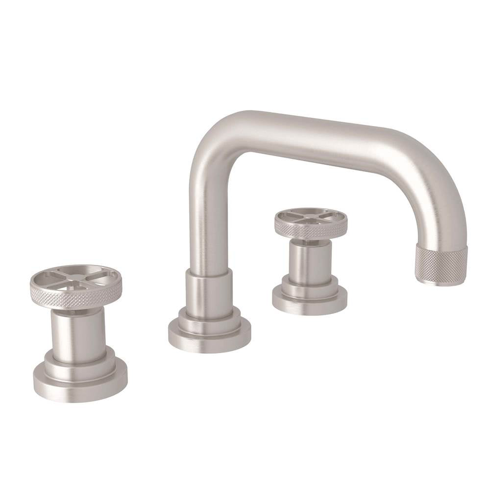 Rohl - CampoE Widespread Lavatory Faucet With U-Spout - Satin Nickel