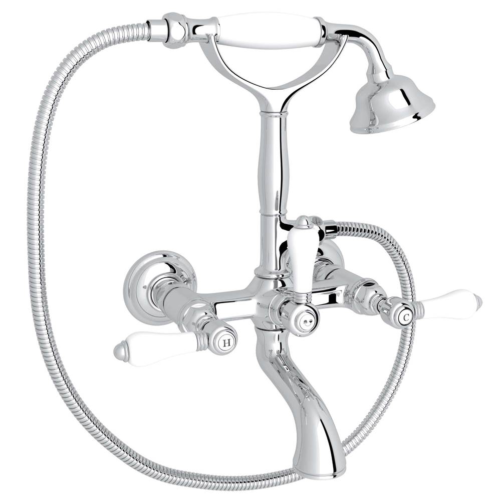 Rohl - Exposed Wall Mount Tub Filler - Polished Chrome