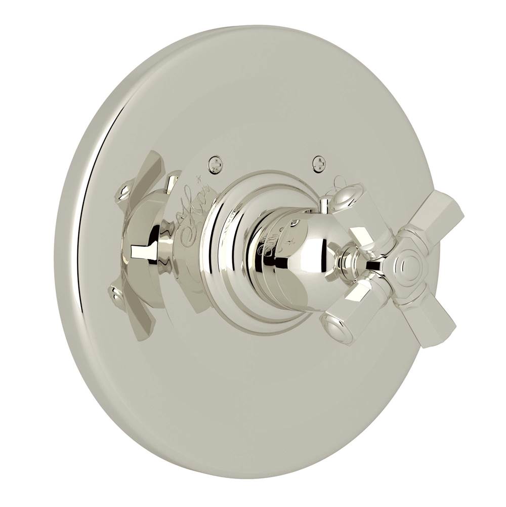 Rohl - Palladian 3/4'' Thermostatic Trim Without Volume Control - Polished Nickel
