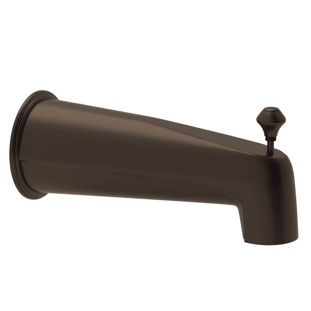 Rohl - Wall Mount Tub Spout With Diverter - Tuscan Brass