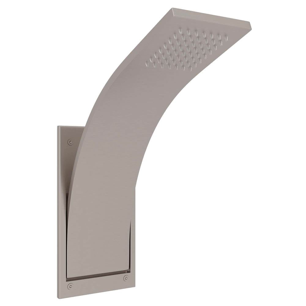 Rohl - 15'' x 6'' Rain Showerhead With Arm - Satin Nickel