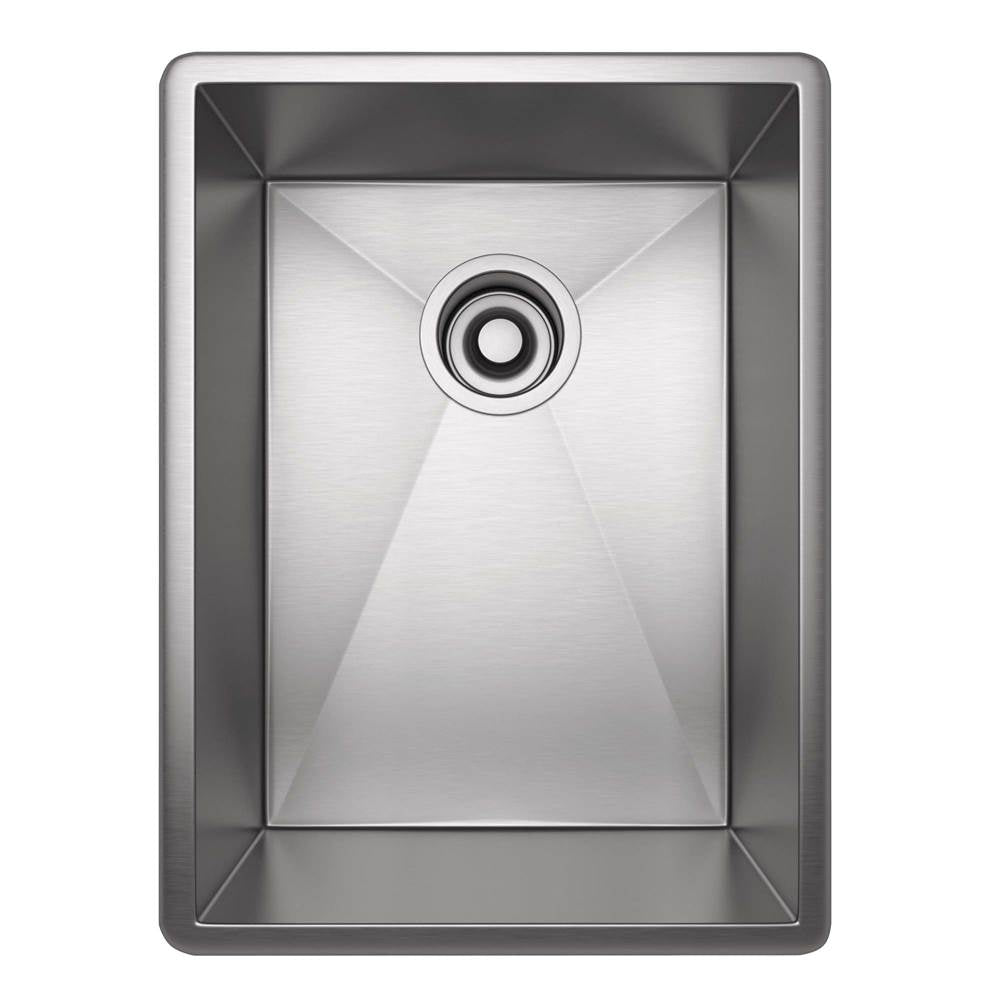 Rohl - ForzeE 13'' Single Bowl Stainless Steel Kitchen Or Bar/Food Prep Sink - Brushed Stainless Steel