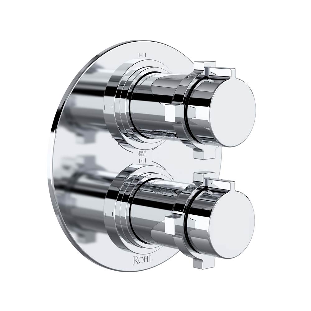 Rohl - Lombardia 3/4'' Therm & Pressure Balance Trim With 6 Functions - Polished Chrome