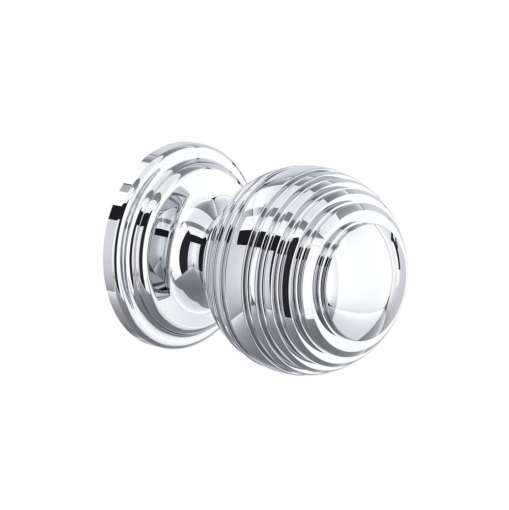 Rohl - Small Contour Drawer Pull Knobs - Set of 5 - Polished Chrome