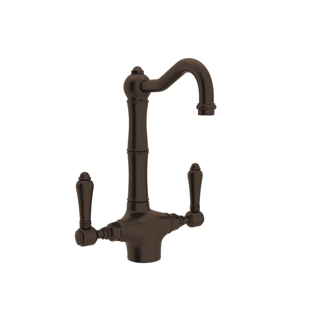Rohl - Acqui Two Handle Bar/Food Prep Kitchen Faucet - Tuscan Brass