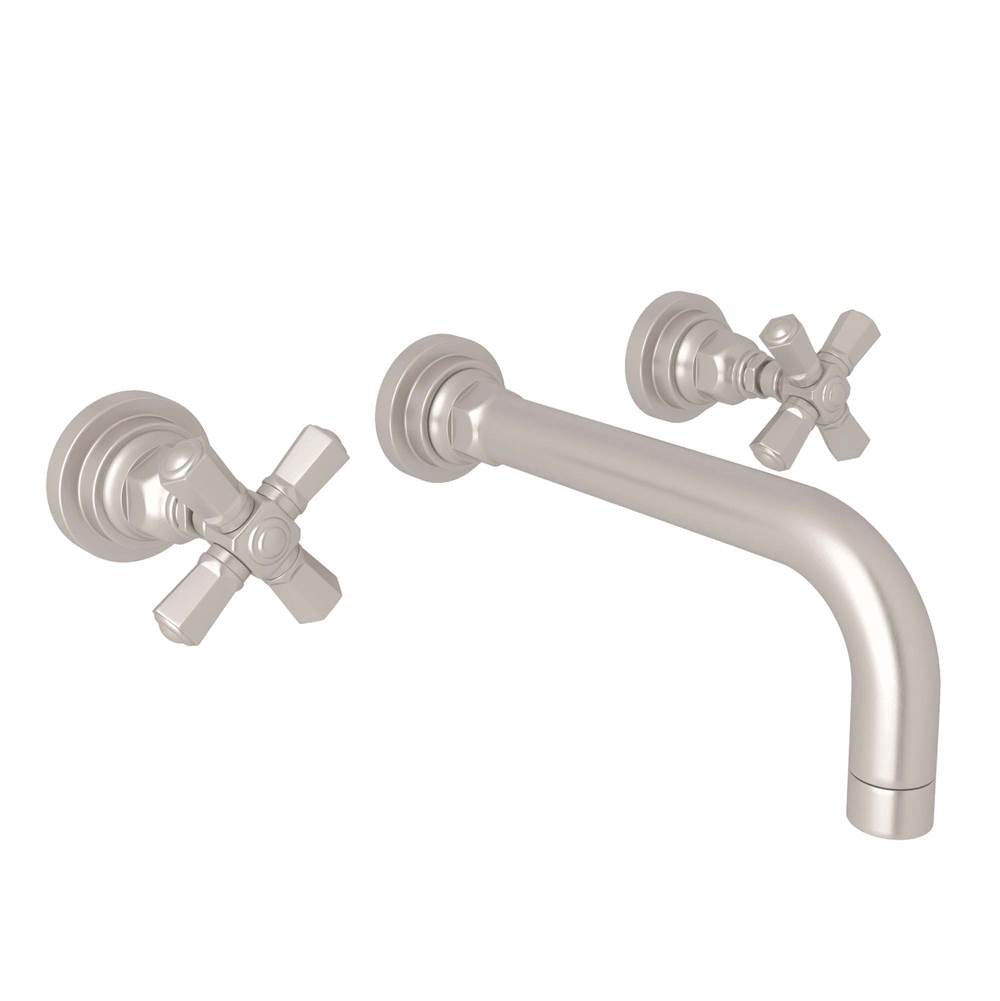 Rohl - San GiovanniE Wall Mount Lavatory Faucet Trim - Satin Nickel