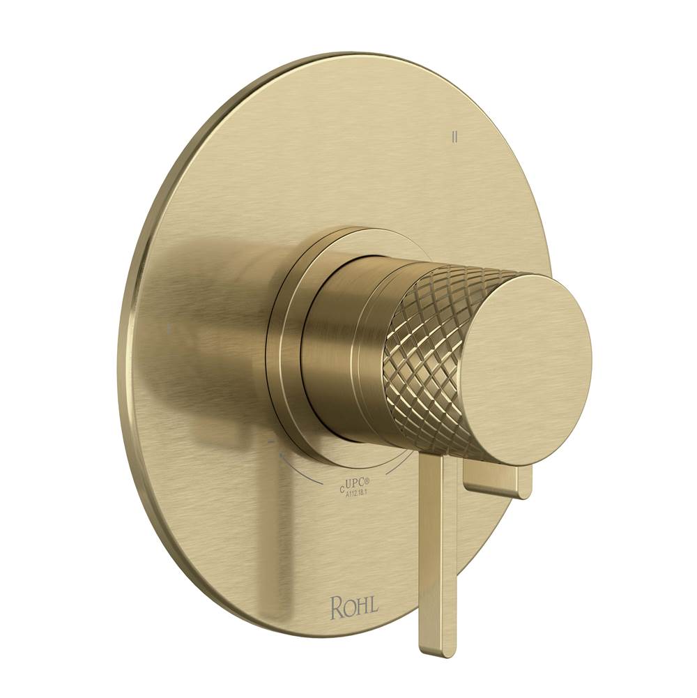 Rohl - TenerifeE 1/2'' Therm & Pressure Balance Trim With 3 Functions - Antique Gold