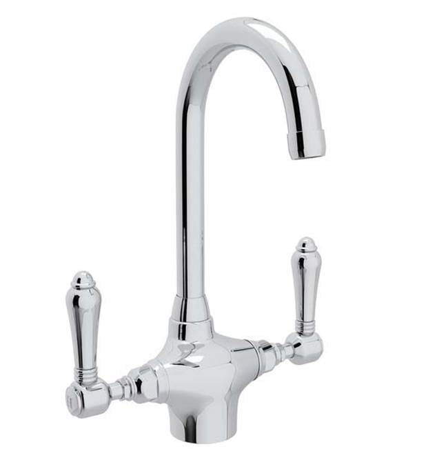 Rohl - San Julio Two Handle Bar/Food Prep Kitchen Faucet - Polished Chrome