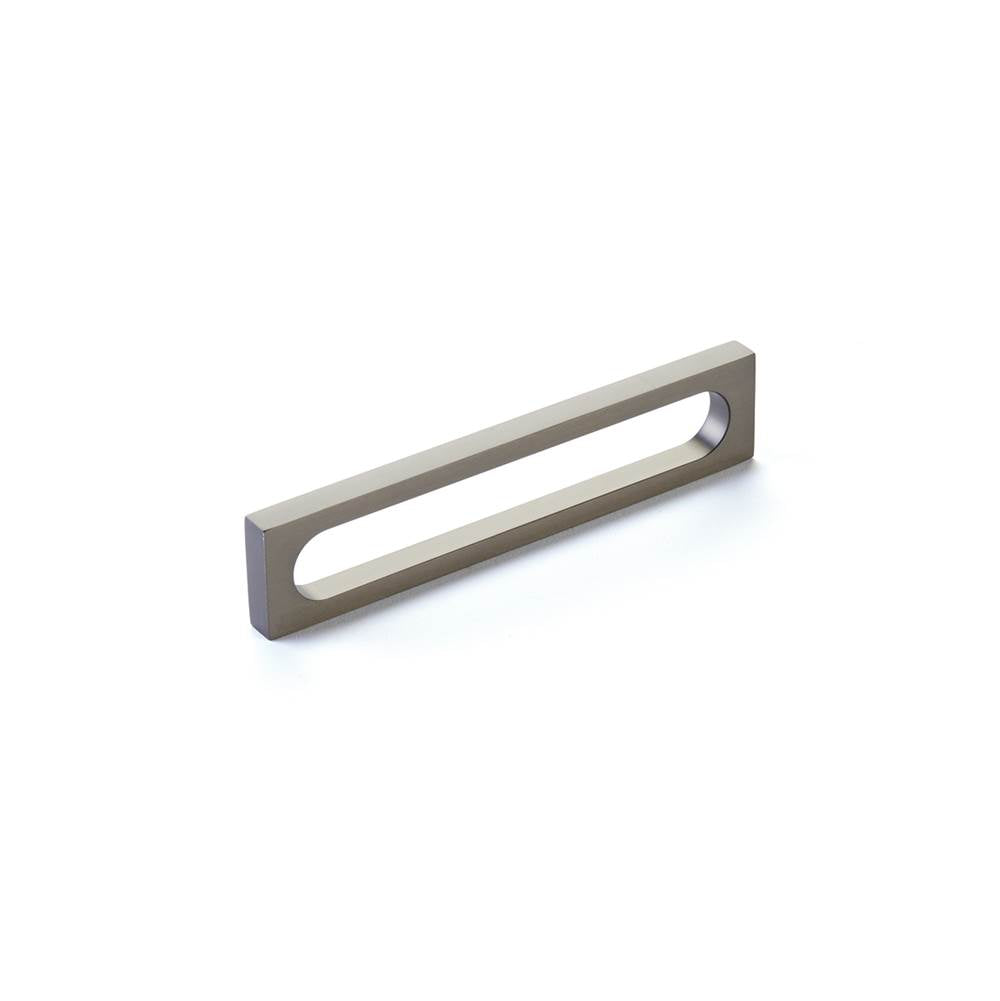Schaub And Company - Pull, Modern Oval Slot, Gun Metal, 5'' cc - Gun Metal