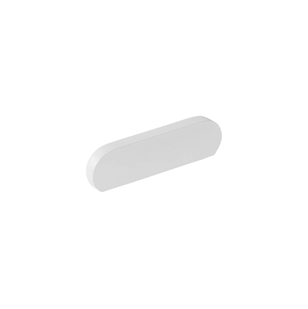Schaub And Company - Pull, Modern Oval, Matte White, 3'' cc - Matte White