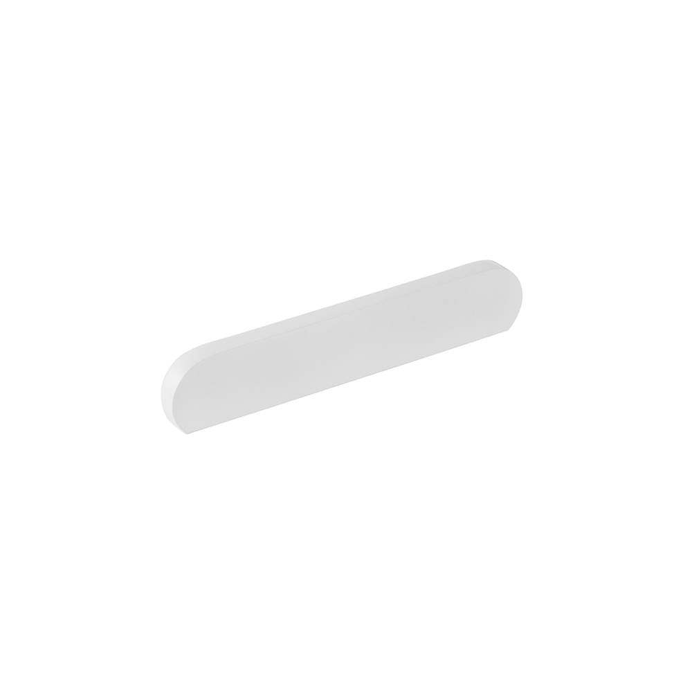 Schaub And Company - Pull, Modern Oval, Matte White, 4'' and 5'' cc - Matte White