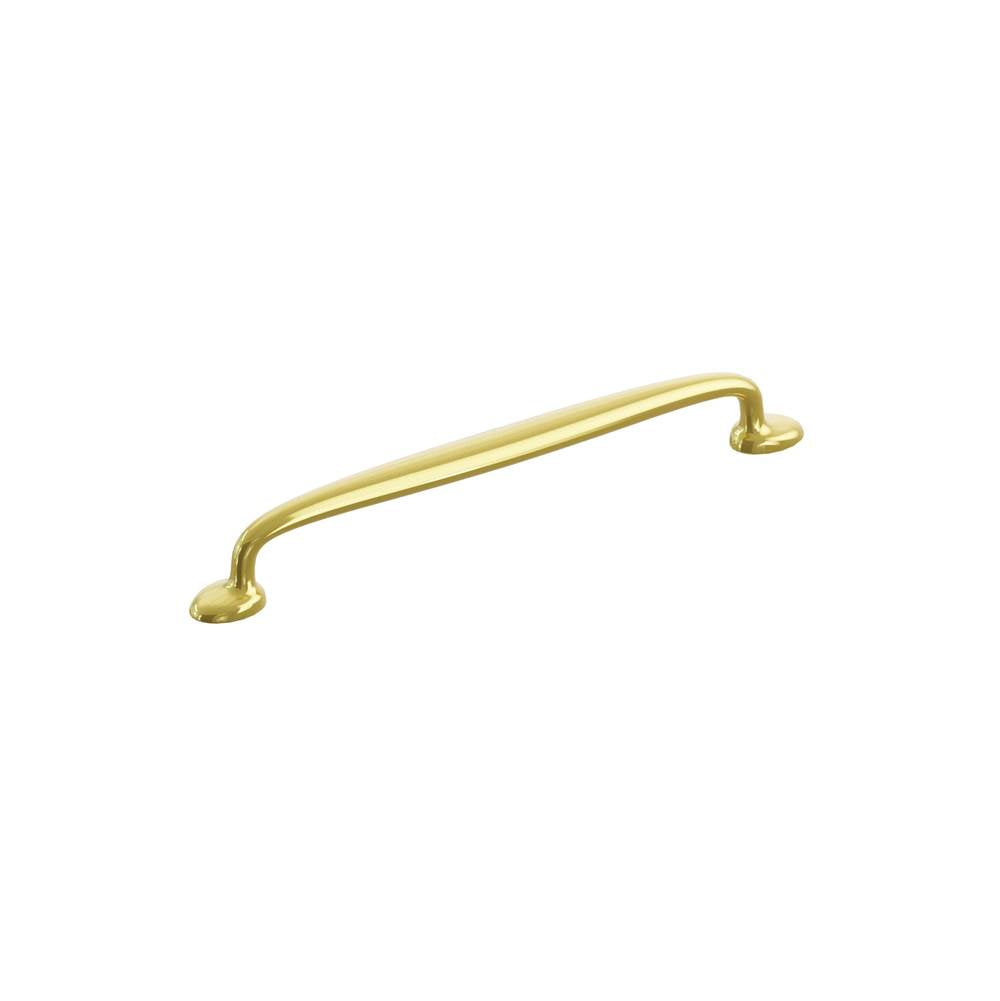 Schaub And Company - Avenue, Cabinet Pull 8'' cc, Unlacquered Brass - Unlacquered Brass